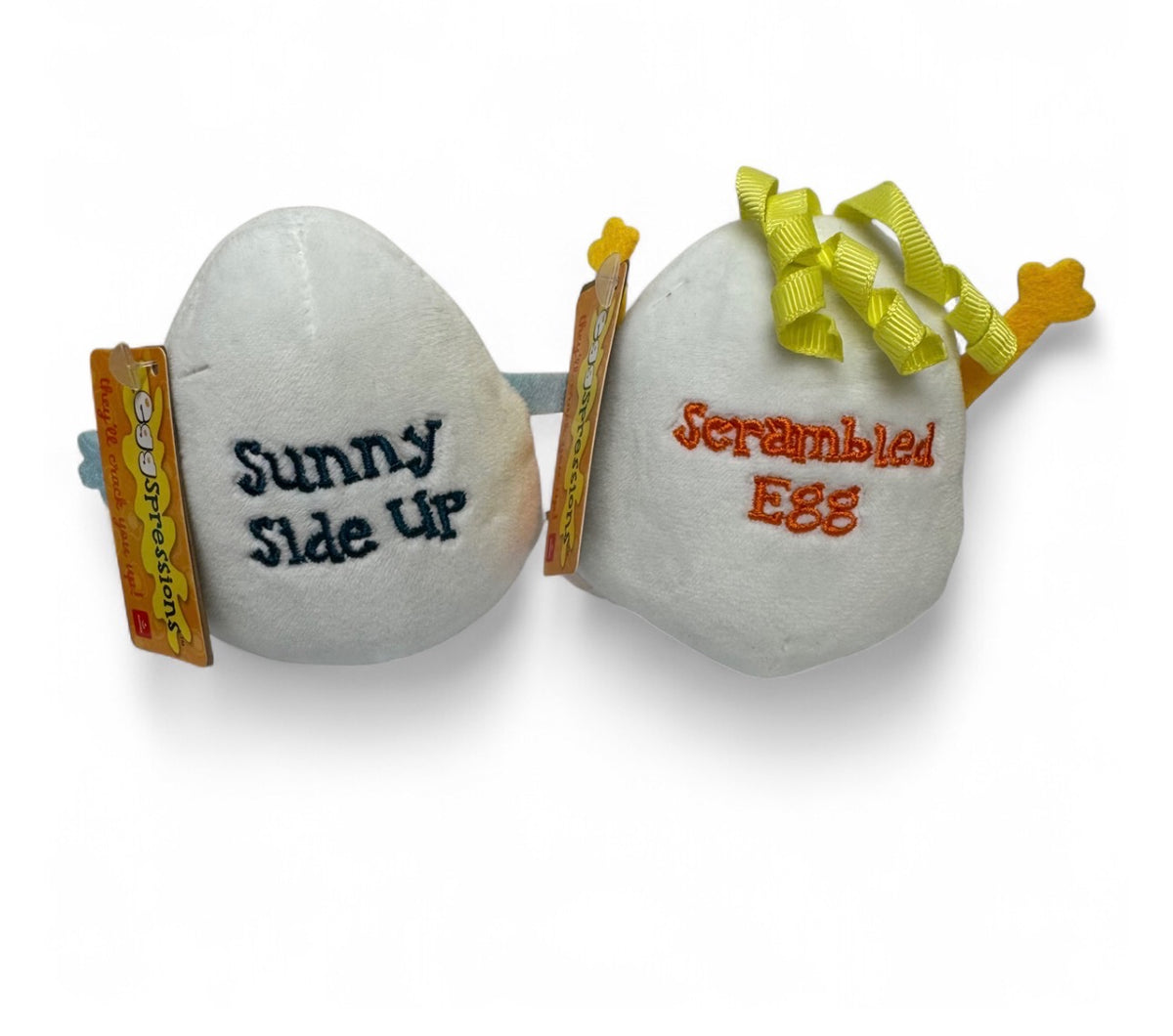 Mini Crane Claw Machine Plush Mix - 3.5" Assorted Funny Face Eggs 100 pieces