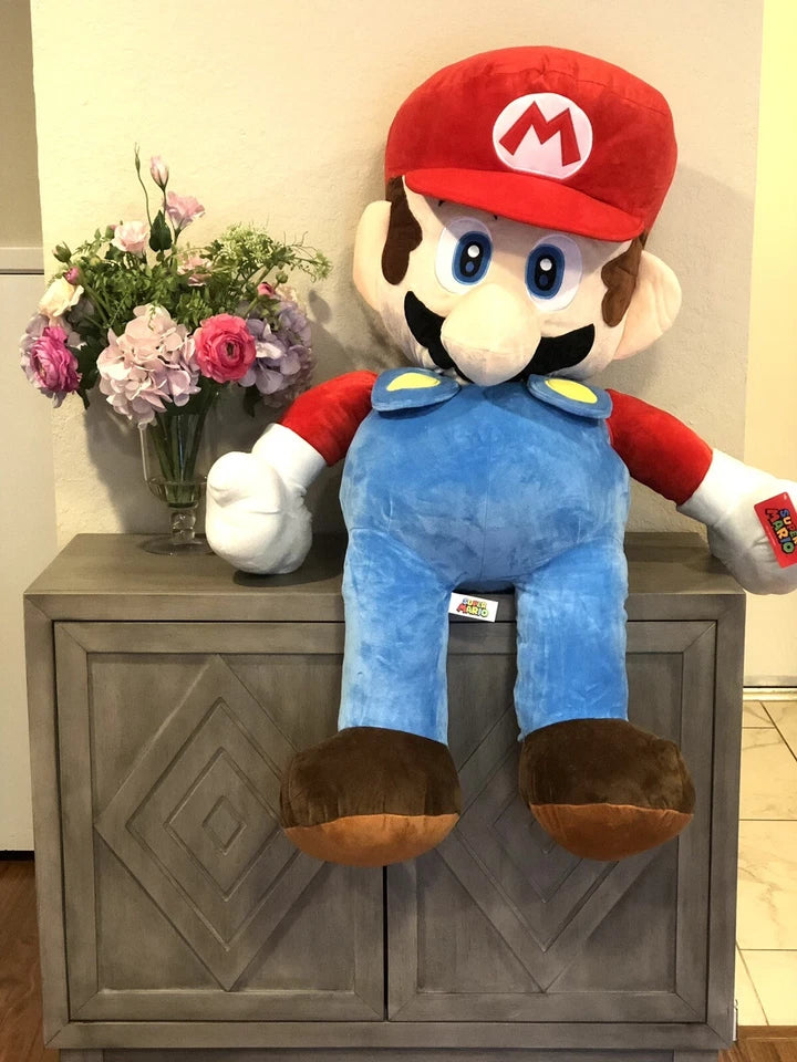 Official Nintendo Super Mario Bros Brothers 48 inch / 4 ft JUMBO Plush New