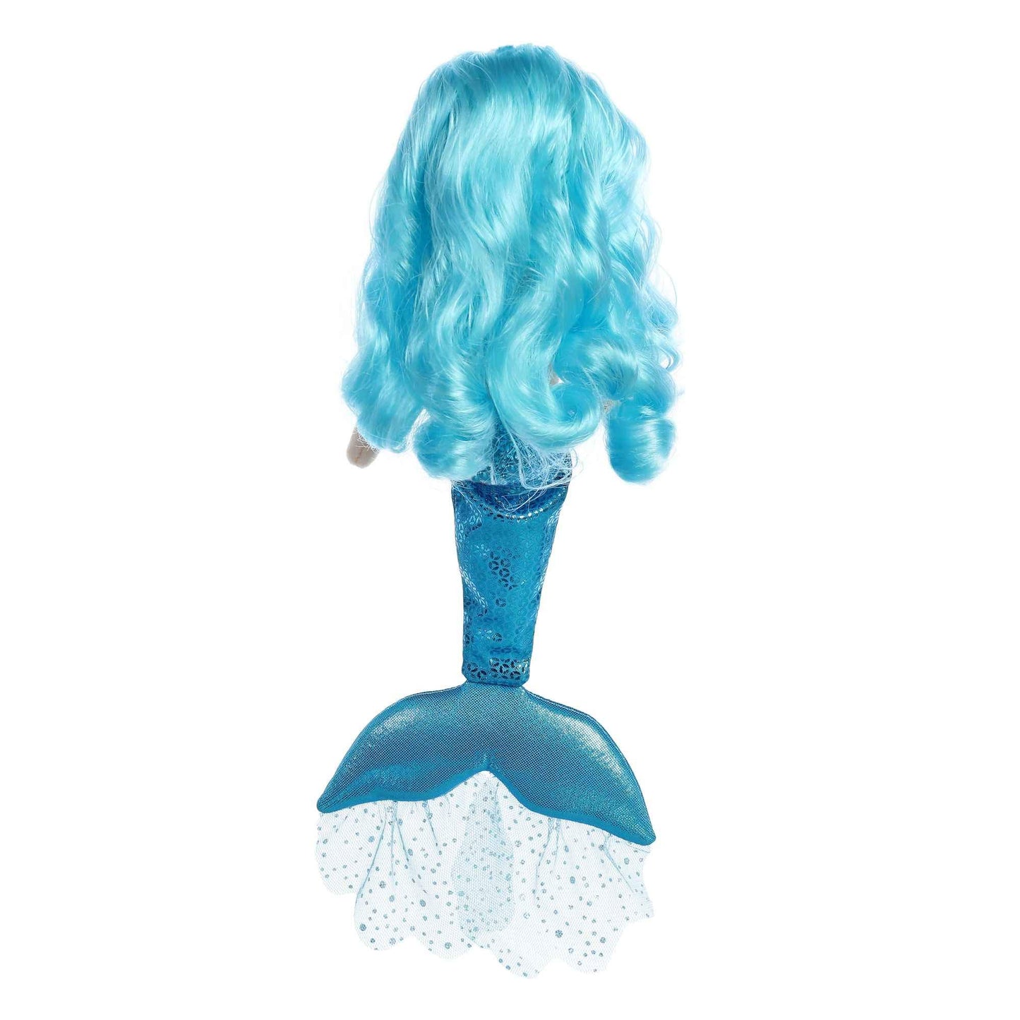 Aurora Sea Sparkles Plush 14" Aquamarine Blue