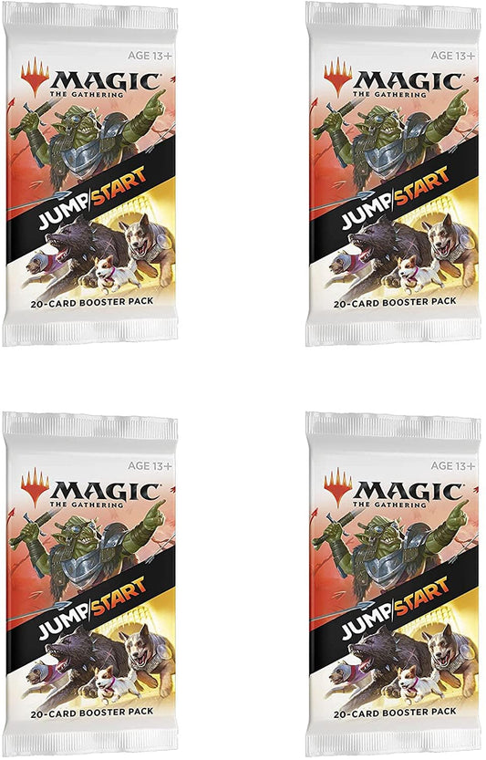 Card Game 4 Packs Magic: The Gathering Draft Booster Pack Lot MTG Jumpstart