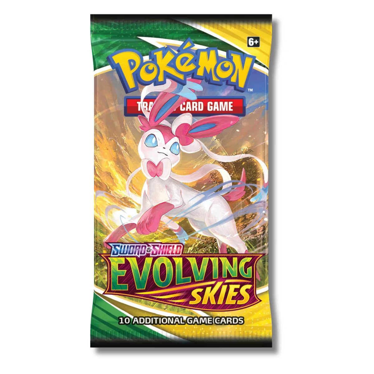 Pokemon Evolving Skies Sealed Booster Pack Sylveon Art