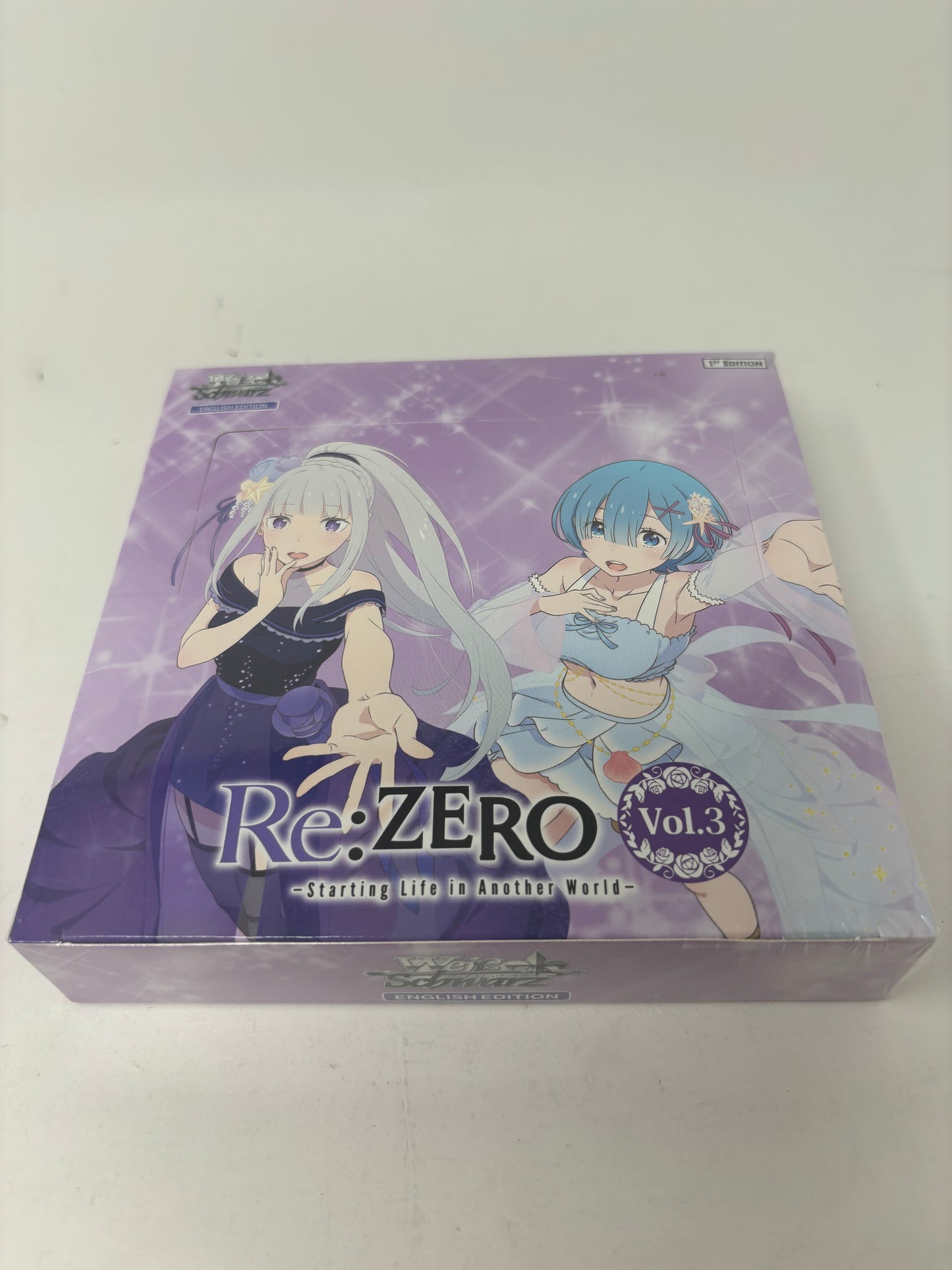 Weiss Schwarz Re:ZERO Starting Life In Another World Vol 3 Booster Box English