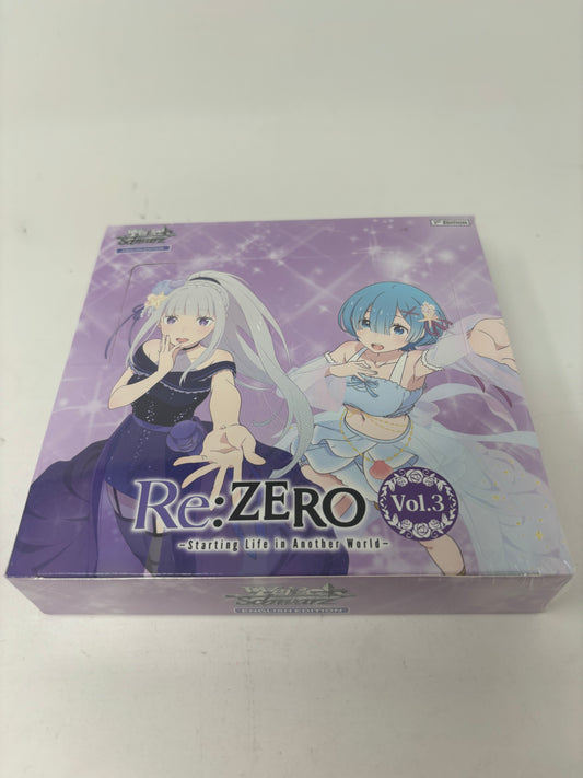Weiss Schwarz Re:ZERO Starting Life In Another World Vol 3 Booster Box English