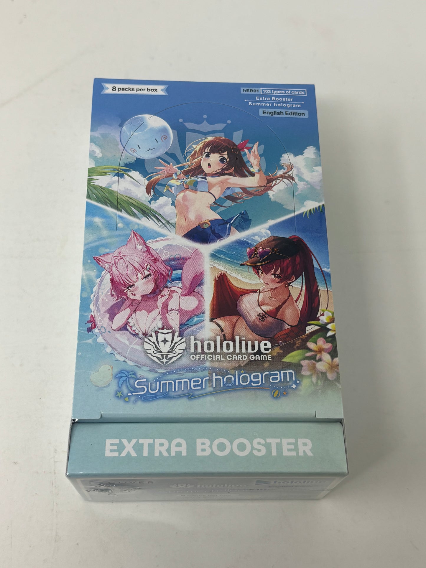 Hololive TCG English Summer Hologram Extra Booster Box Heb01