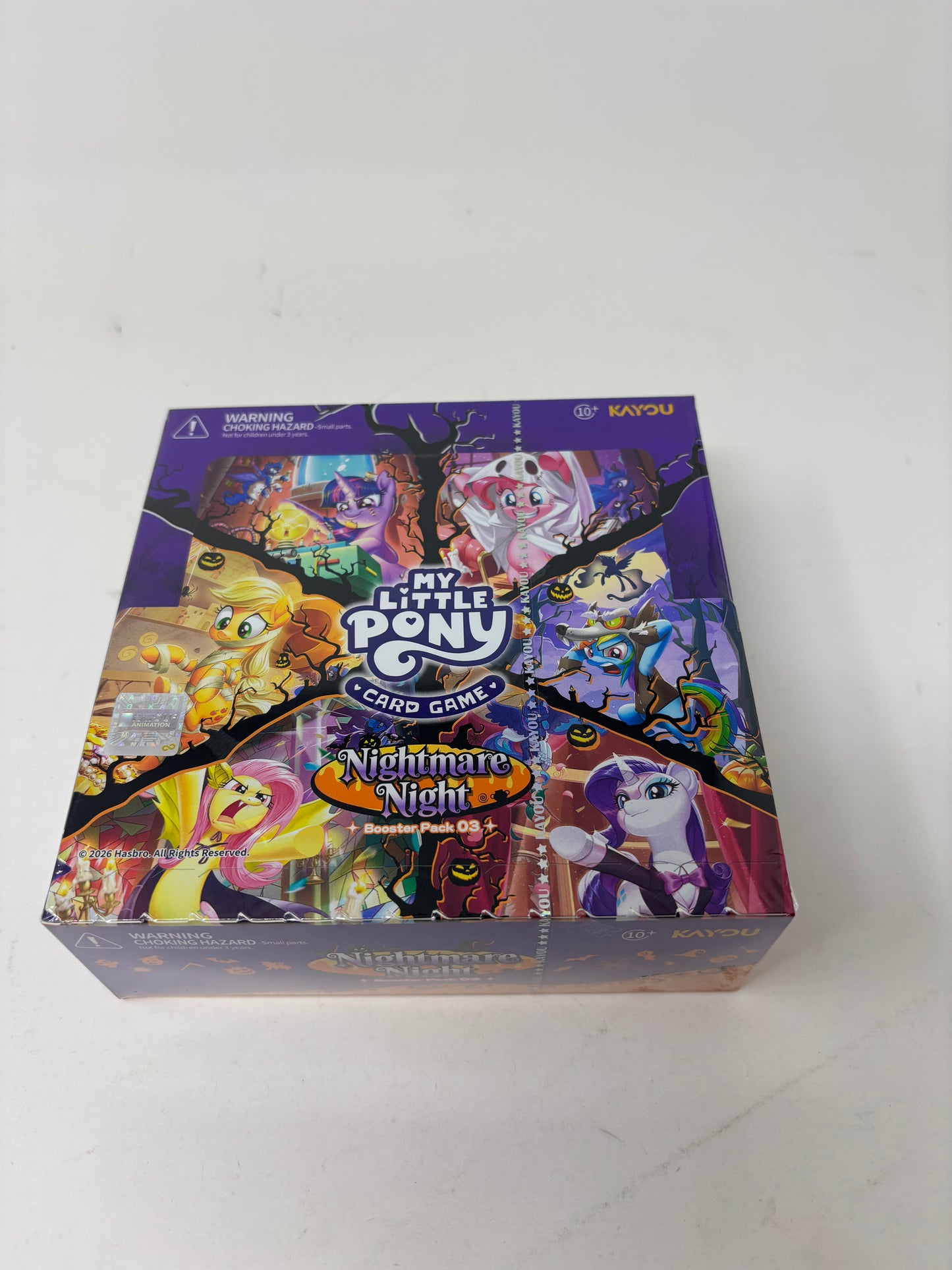 Kayou My Little Pony TCG Nightmare Night Booster Box Sealed 20 Packs