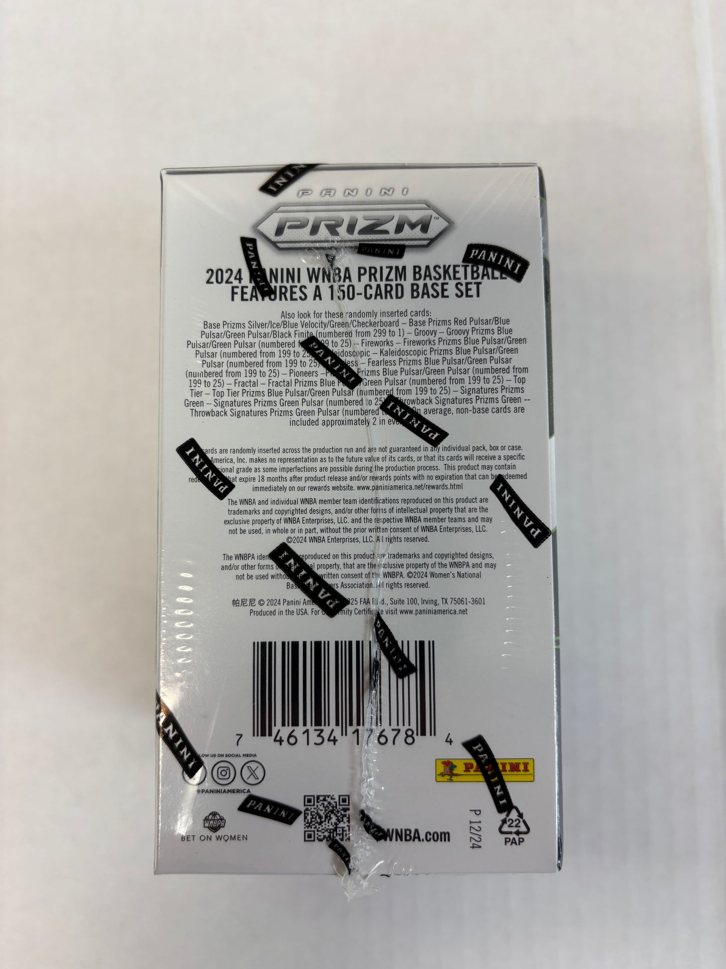 2024 Panini Ice Prizm WNBA Factory Sealed Blaster Box Caitlin Clark RC!