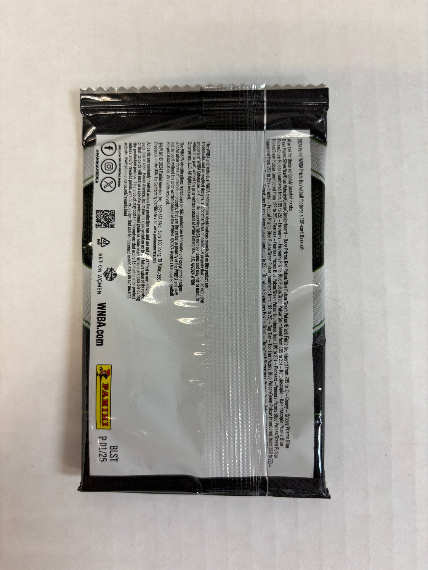 2024 WNBA Panini Ice Prizm One 4 CARD PACK Caitlin Clark RC New