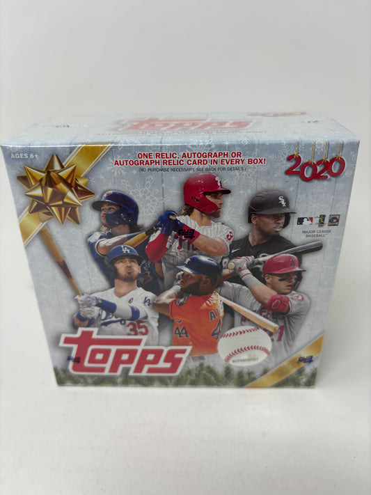 2020 Topps Holiday MLB Baseball Factory Sealed Mega Box
