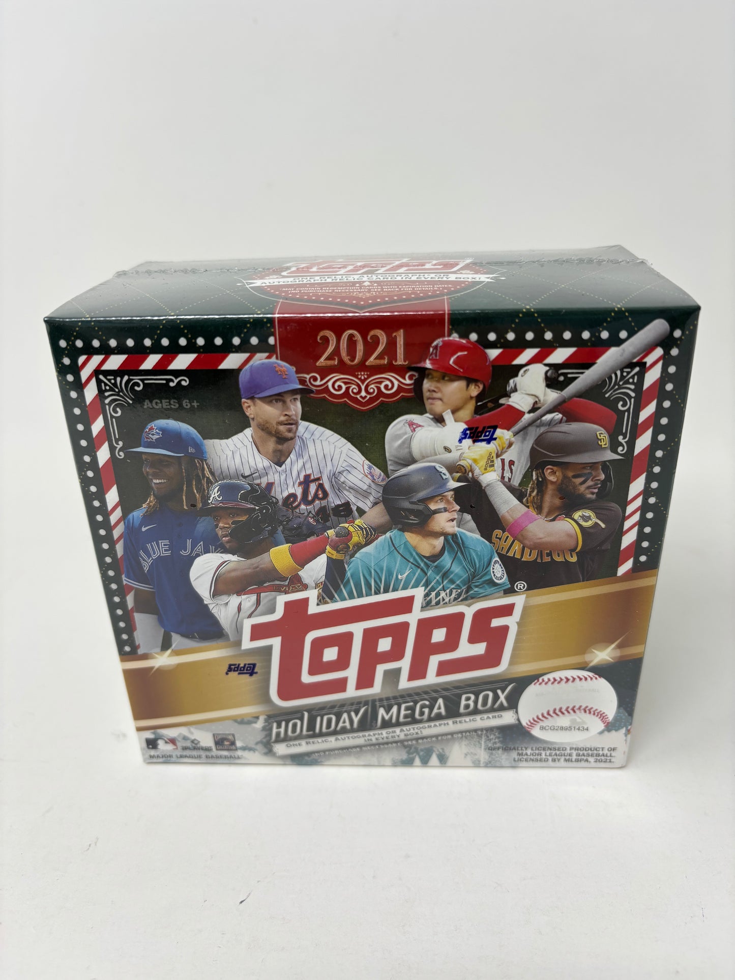 2021 Topps Holiday MLB Baseball Factory Sealed Mega Box
