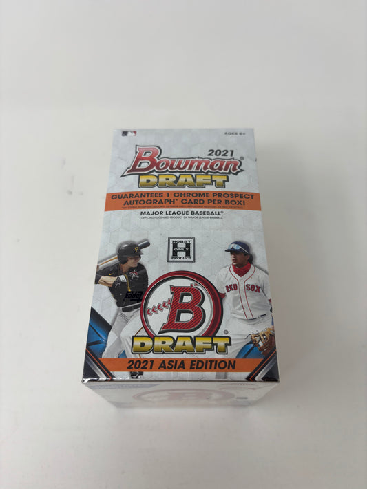 2021 Bowman Draft Baseball Factory Sealed ASIA Edition Box