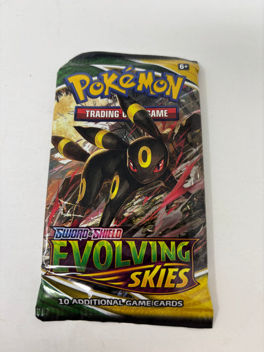 Pokemon Evolving Skies Sealed Booster Pack Umbreon Art