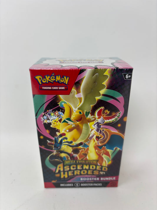 Pokemon Mega Evolution Ascended Heroes Booster Bundle Box New