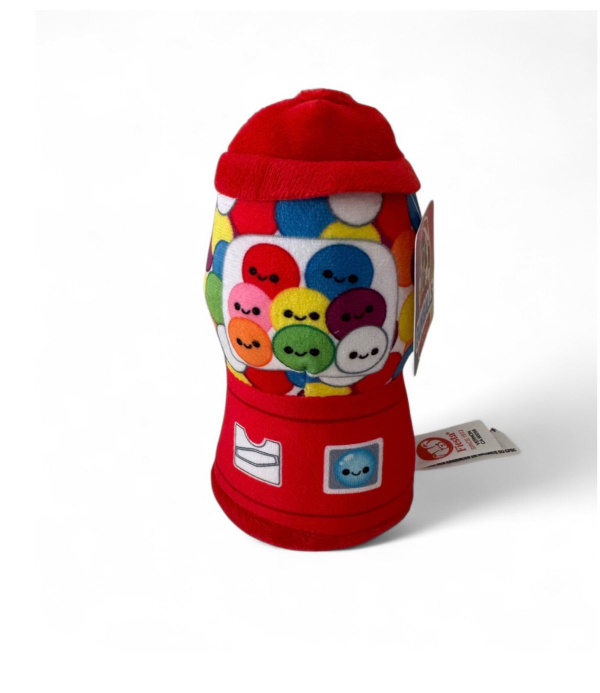 Red Soft Plush Gumball Vending Machine Toy 6-inch New