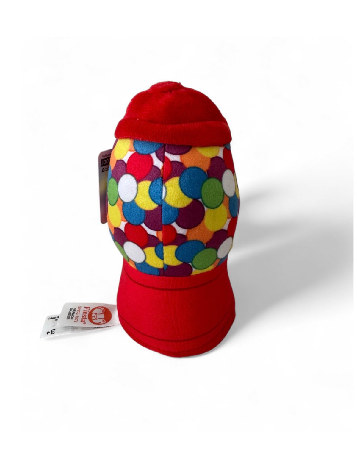 Red Soft Plush Gumball Vending Machine Toy 6-inch New