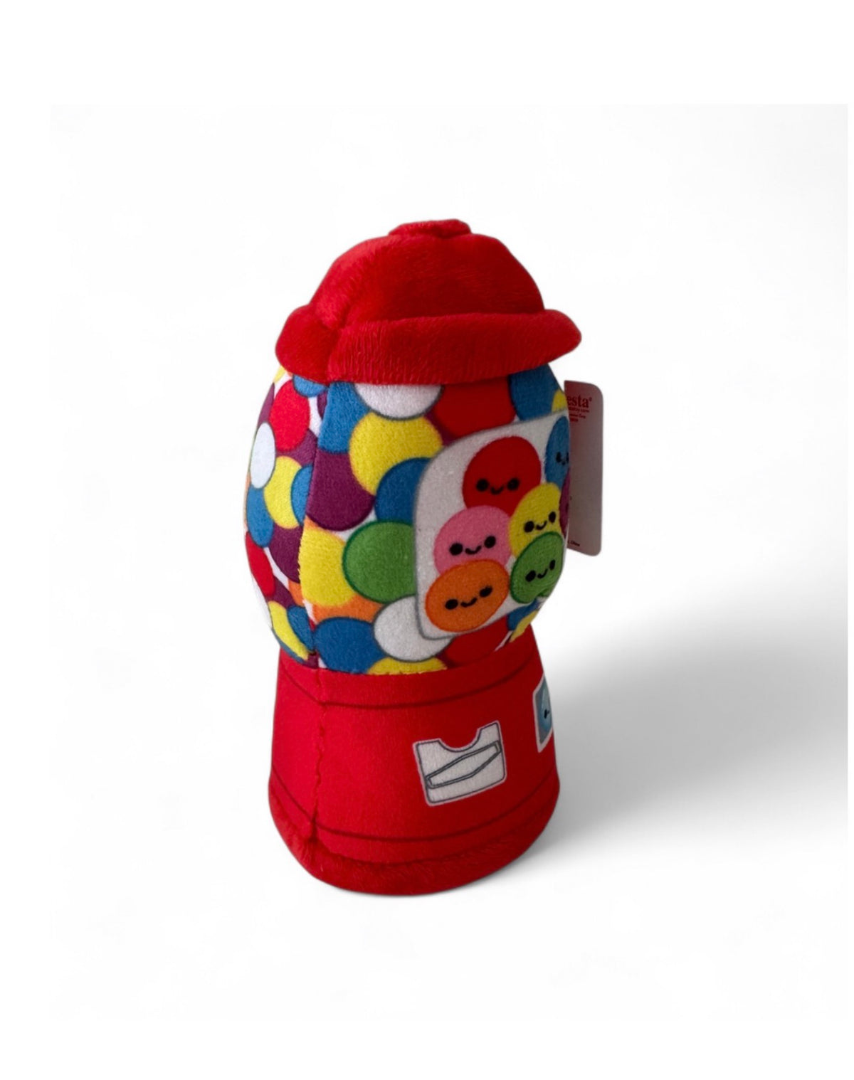 Red Soft Plush Gumball Vending Machine Toy 6-inch New