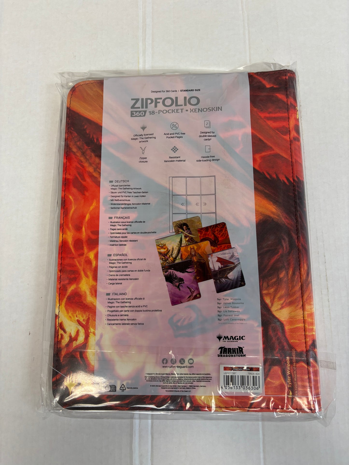 Ultimate Guard Zipfolio 360 Card Xenoskin Magic The Gathering Tarkir Dragonstorm