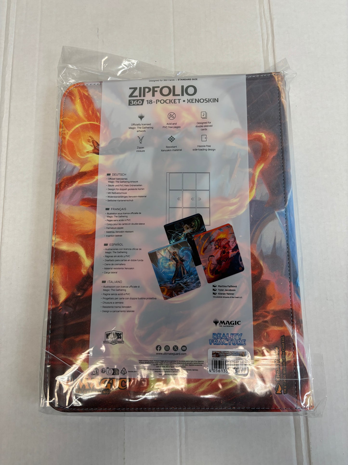 Ultimate Guard Zipfolio 360 Xenoskin Magic: the Gathering Reality Fracture Chand