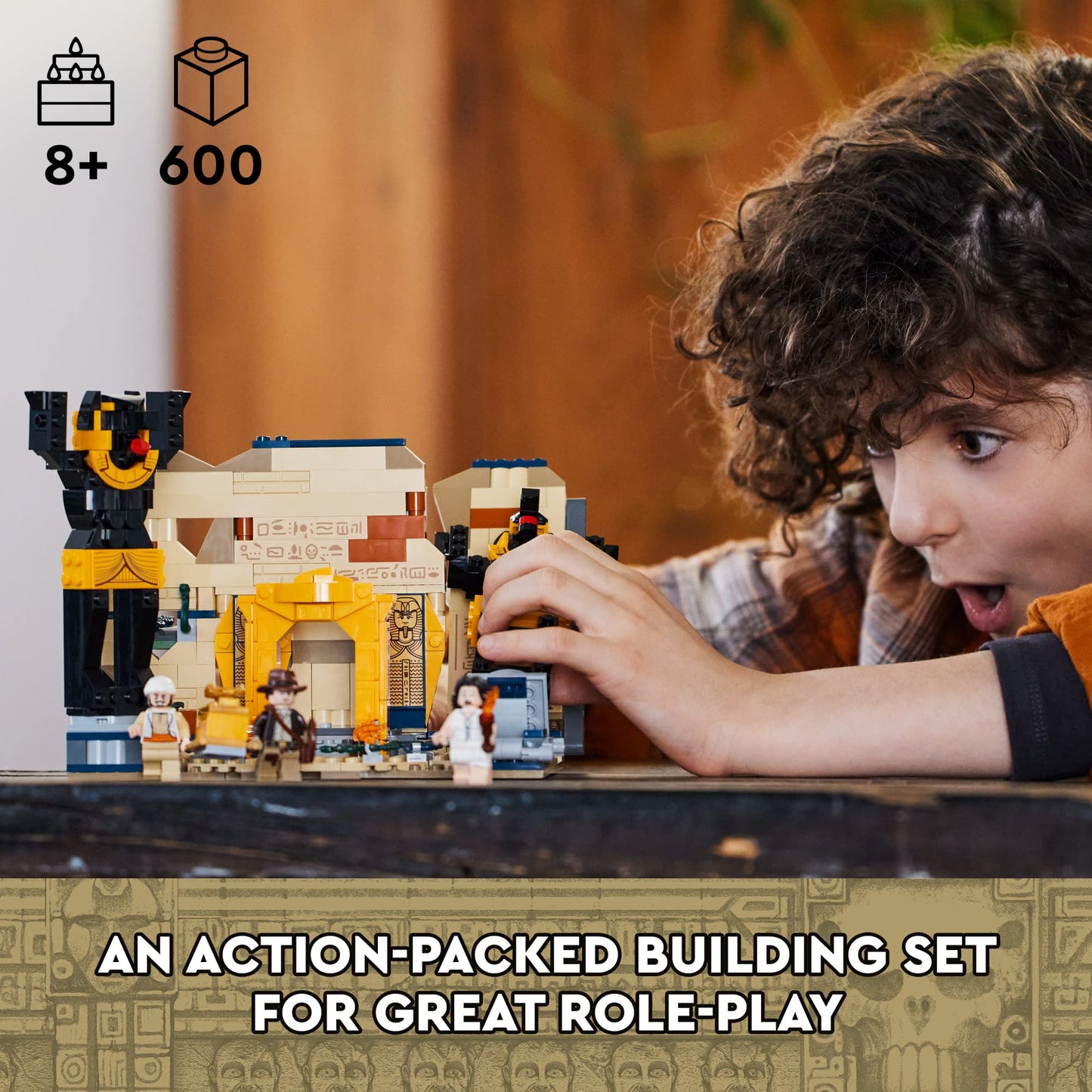 LEGO Indiana Jones Escape from The Lost Tomb 77013 Building Toy Sealed with Small Dent at side of Box