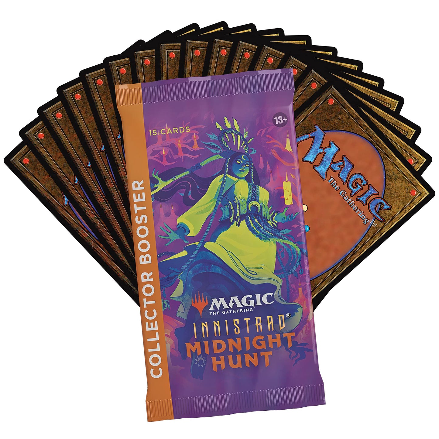 Magic The Gathering Innistrad Midnight Hunt Collector Booster 15 Cards
