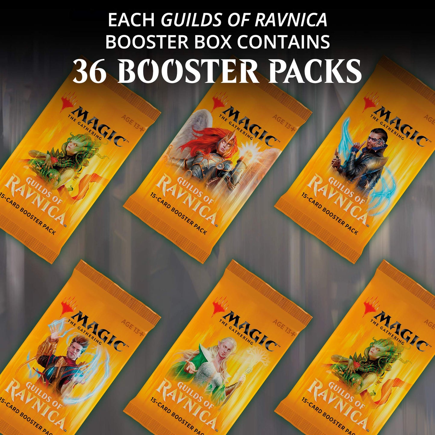 Magic: The Gathering Guilds of Ravnica Booster Box - Small Dent in Box