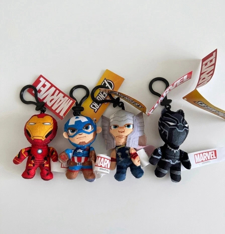 Marvel Avengers Micro Teenies Plush Clip Toy Set Of 4
