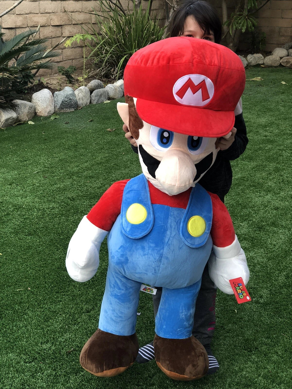 Official Nintendo Super Mario Bros Brothers 48 inch / 4 ft JUMBO Plush New