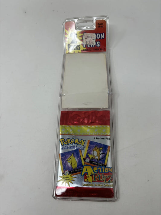 1999 Pokémon Action FLIPZ Sealed Booster Pack Original Kmart Packaging