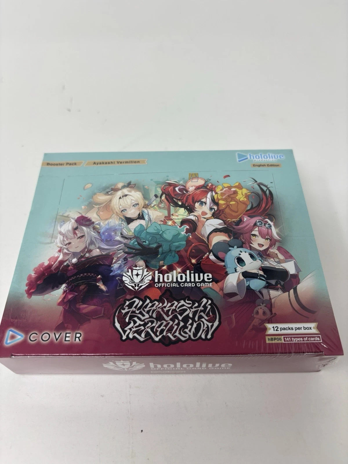 Hololive OCG English Set 06 Ayakashi Vermilion Booster Box Sealed
