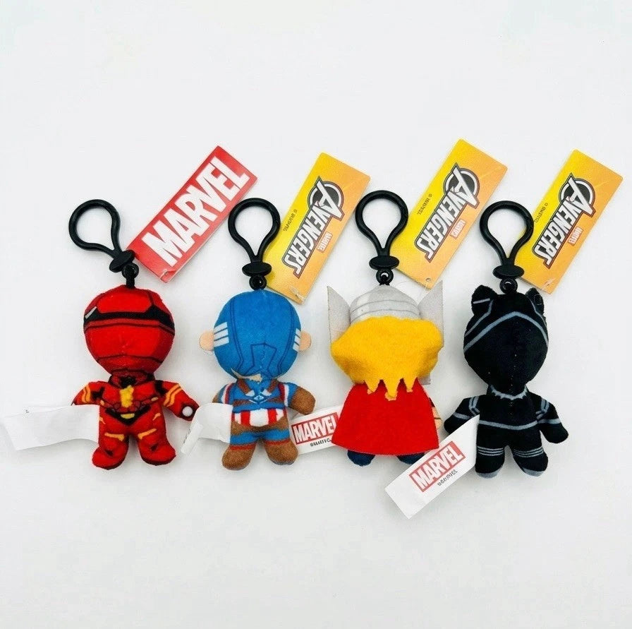 Marvel Avengers Micro Teenies Plush Clip Toy Set Of 4